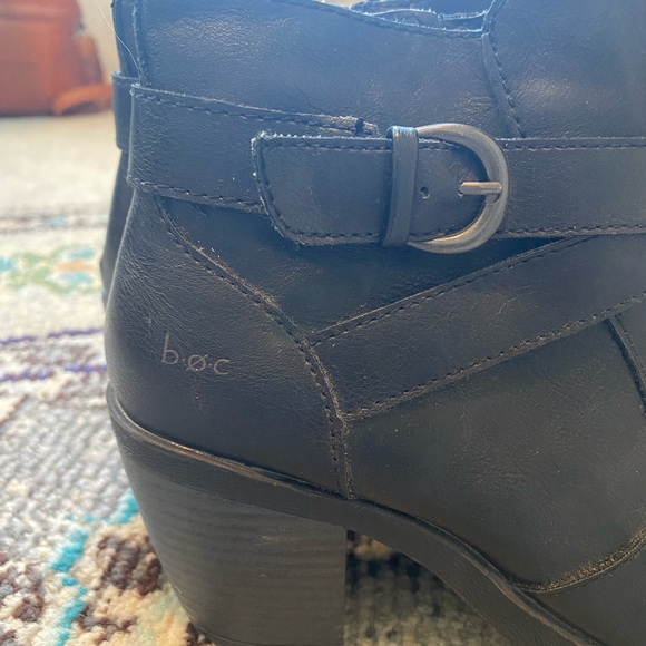 Born Concepts women’s black block heel bootie size 8 - Picture 5 of 6